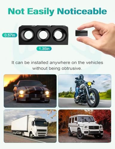 Elook Upgraded Deer Whistles for Car, Three-Horn, 6 Pack - Image 3