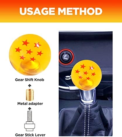 SUJADE YAKEFLY Z Star Manual Gear Stick Shift Knob, Z Stars Shift Knob - Image 4
