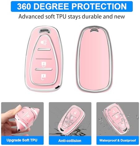 QBUC for Chevy Key Fob Cover, 3-Button Design - Image 5
