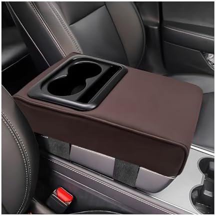 Car Center Console Armrest Pillow, Memory Foam Auto Armrest Box Cover by Unknown