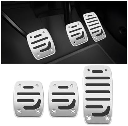3PCS Non-Slip Pedal Covers for Manual Transmission Vehicles by TNAIYH