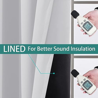 Yakamok 100% Blackout Curtains 72 Inches Long, 2 Thick Layers Heat and Full - Image 4