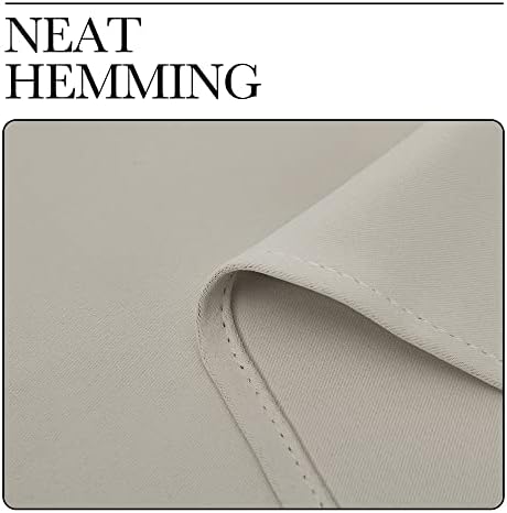NICETOWN Natural Room Darkening Curtains 108" Long - Image 7