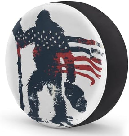 Bigfoot Spare Tire Cover 15in Spare Wheel Covers Tire Storage Cover - Image 2