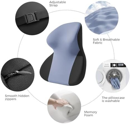BEBAS Car Headrest Pillow, Ergonomic Neck Pillow - Image 3