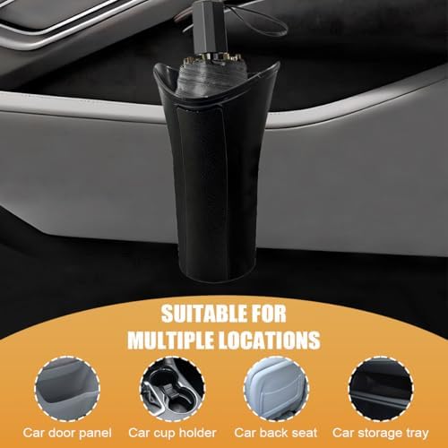 Car Umbrella Storage Bucket, Waterproof & Leakproof Auto Front Back Seat Door - Image 5