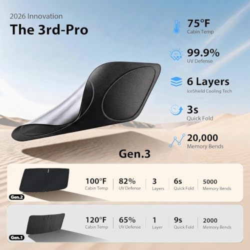 2026 Upgraded Windshield Sun Shade - Image 3