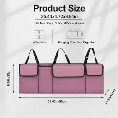 Car Trunk Organizer, Waterproof Backseat Hanging Large Storage - Image 4
