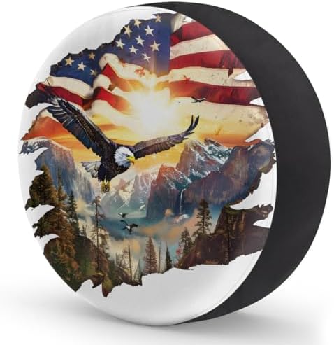 Eagle Spare Tire Cover 16in Spare Wheel Covers Tire Storage Cover - Image 2
