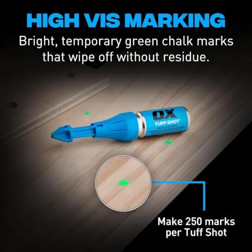OX Tuff Shot 2-Pack Marking Chalk Spray, Deep Hole Marker, Chalk Shot - Image 3