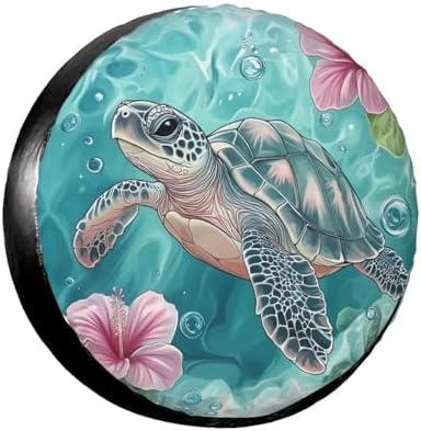 Sea Turtles Swimming Spare Tire Cover by TZBVTAU