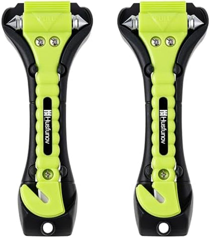 Car Window Breaker Hammer and Seat Belt Cutter 2-in-1，Emergency Escape Tool by Unknown