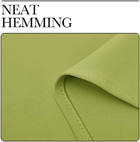 NICETOWN Blackout Curtains for Living Room 2 Panels 55" x 120" Fresh Green - Image 6