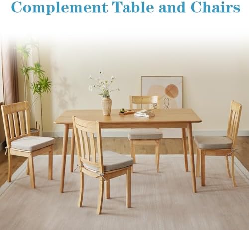 IASEAHK Chair Cushions for Dining Chairs Set of 4, Non Slip Kitchen Chair Pads - Image 6