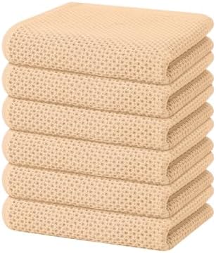 Homaxy 100% Cotton Waffle Weave Kitchen Dish Towels 6-Pack by Homaxy