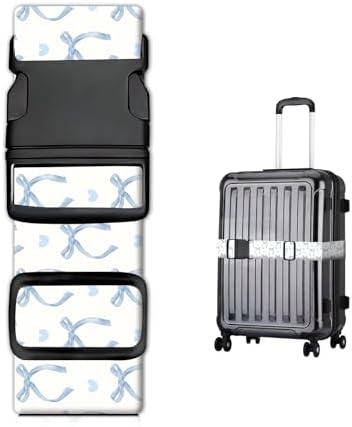 Luggage Straps for Suitcases, Heavy Duty Travel Belt by JYCardPKT