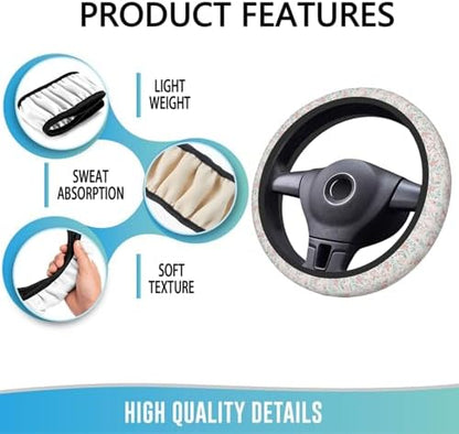 Steering Wheel Cover 15 Inch Breathable Anti Slip - Image 5
