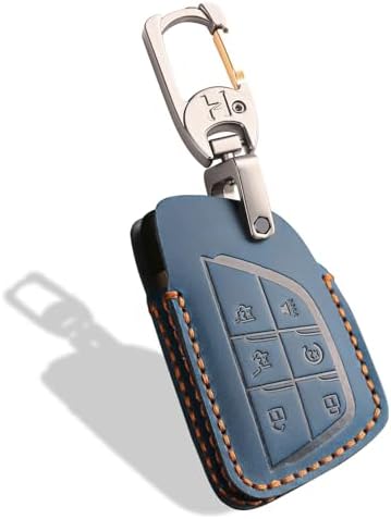 Leather Key Fob Cover, Compatible by Aoocar