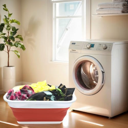 SAMMART Set of 2-41L Collapsible Plastic Laundry Basket-Pop Up Storage - Image 4