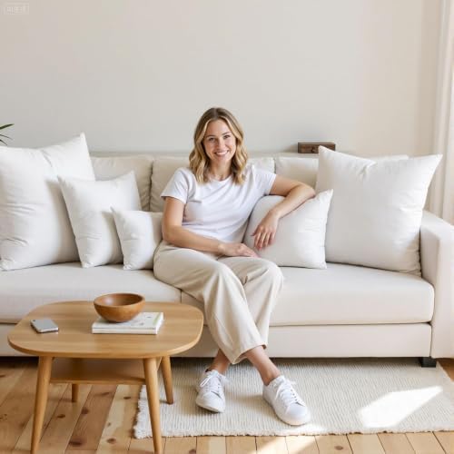MIULEE 28x28 Euro Throw Pillow Insert - Image 5