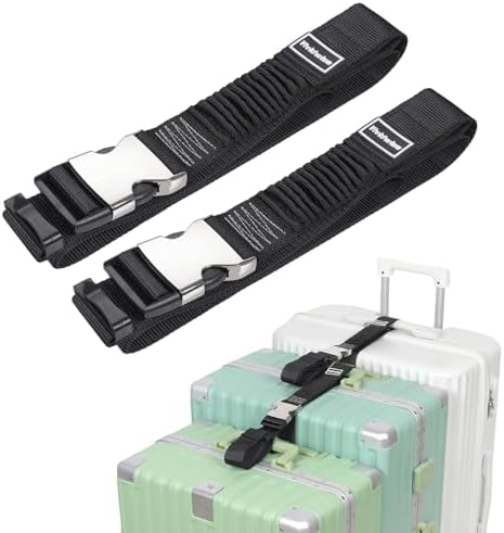 Luggage Straps, Stretchable Luggage Connector Straps by Vividwise