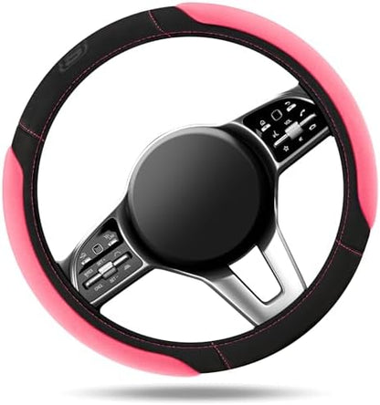 Skechers Pink Steering Wheel Cover, Memory Foam Car Steering Wheel Cover - Image 3