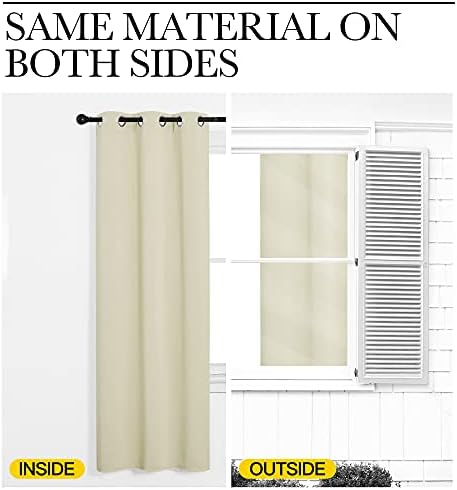 NICETOWN Kitchen Curtains for Decoration, Thermal Insulated Grommet Room - Image 6