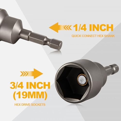 2-Pack RV Leveling Scissor Jack Socket, Drill Adapter - Image 4
