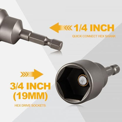 2-Pack RV Leveling Scissor Jack Socket, Drill Adapter - Image 4
