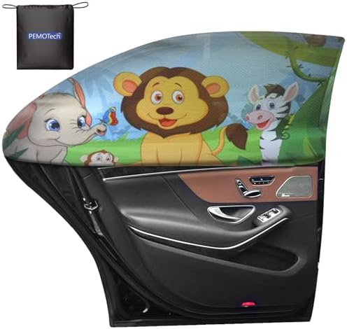 Car Window Shades-Side Window Sun Shades, UV Protection Breathable Spandex Baby by PEMOTech