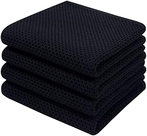 Homaxy 100% Cotton Waffle Weave Kitchen Dish Towels 4-Pack by Homaxy