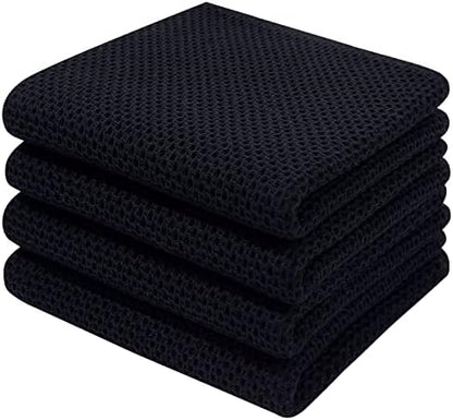 Homaxy 100% Cotton Waffle Weave Kitchen Dish Towels 4-Pack by Homaxy