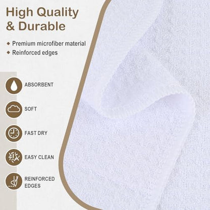 SINLAND Sublimation Blank Towels Waffle Kitchen Towel White 16x24 20 Pack - Image 3