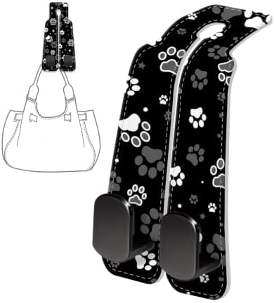 PU Leather Car Seat Hook, Storage Headrest Hanger, Cute Car Backseat Organizer - Image 6