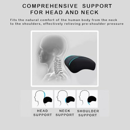 Car Headrest Neck Pillow Support Ergonomic, - Image 3