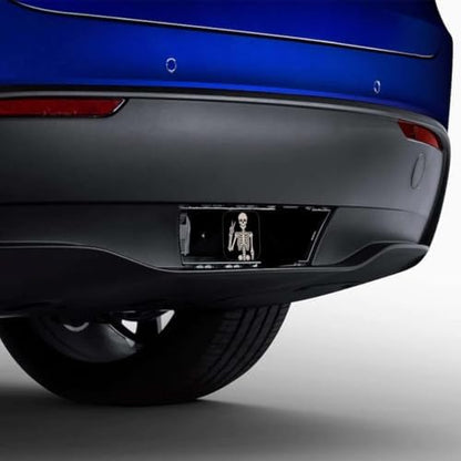 Human Skeleton Car Rear Hitch Covers Cute Rock and Roll Skeleton Skull Square - Image 4
