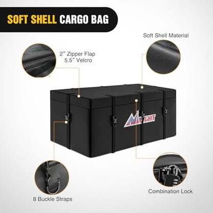 Nilight 60" x 20"x 7.87" Folding Carrier Fits 2-Inch Receiver 500 Lbs Capacity - Image 5