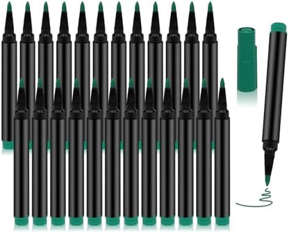 24 PCS Dark green Liquid Chalk Markers Wet or Dry Erase Fine Tip Neon Pens by Unknown