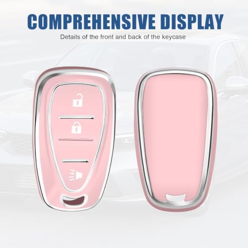 for Chevy Key Fob Cover, 3 Buttons TPU Key Cover - Image 4