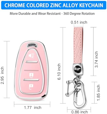 QBUC for Chevy Key Fob Cover, 3-Button Design - Image 3