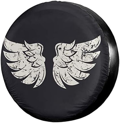 Bird Wings Spare Tire Cover Dust-Proof Wheel Tire Cover Fit Trailer, SUV and by Foruidea