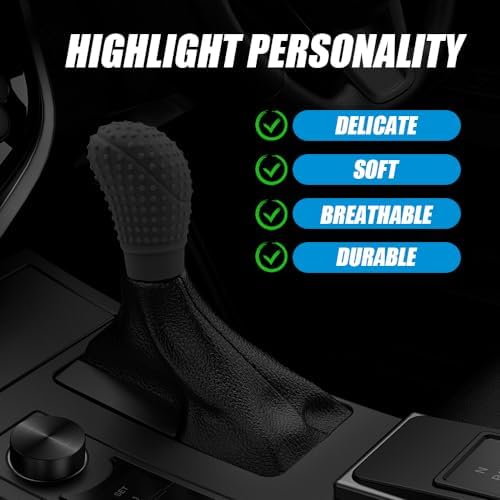 Car Gear Shift Knob Cover, Gear Shift Knob Cover Car Protect Accessories - Image 6