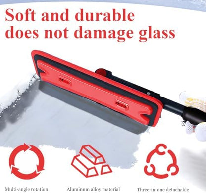 36" Car 3-in-1 Snow Brush, Detachable Extendable Vehicle Windshield Ice Frost - Image 3