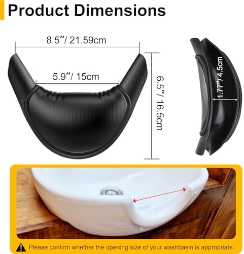 AISEELY Shampoo Bowl Neck Rest for Salon, Salon Shampoo Neck Rest Cushion - Image 3