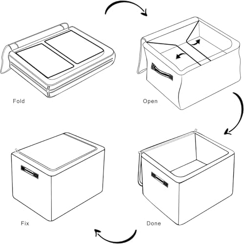 Storage Bins With Zipper Lid, Collapsible Trunk Organizer, Car Organizers and - Image 6
