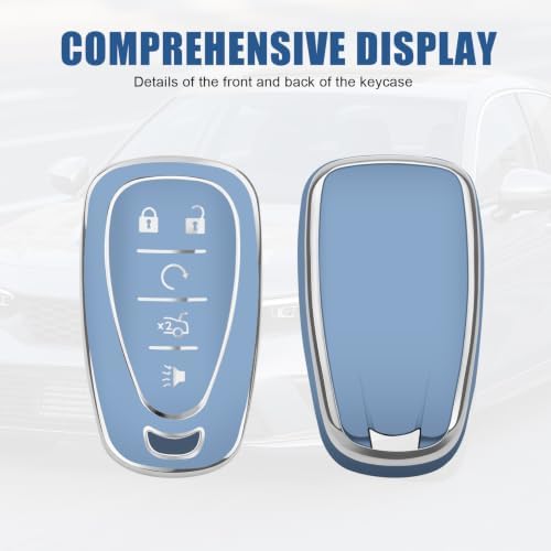 for Chevy Key Fob Cover, 5 Buttons TPU Key Cover - Image 4