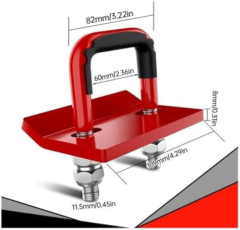 Universal Anti Rattle U Bolt Hitch Tightener Clamp Heavy Duty Carbon Steel Zinc - Image 6