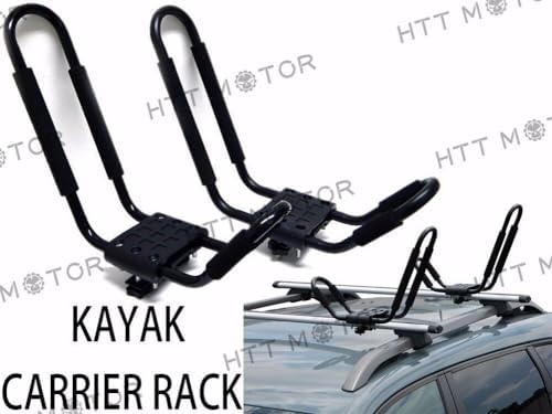Kayak-1- J-Bar Rack HD Kayak Carrier Canoe Boat Surf Ski Roof Top Mount Car SUV - Image 2