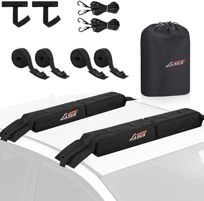 Universal Soft Roof Rack Pads for Kayak SUP Surfboard Snowboard by LASUK