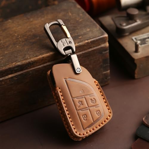 Leather Key Fob Cover, Compatible - Image 6